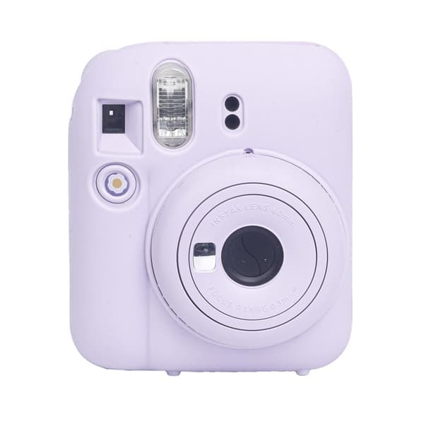 Mykt silikonkameradeksel til FUJIFILM instax mini 12 Lilla Lila