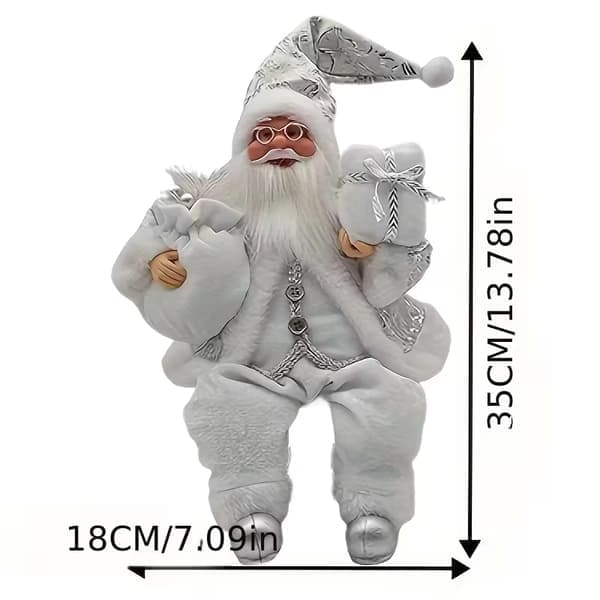 En traditionel julemandsstatue julepynt