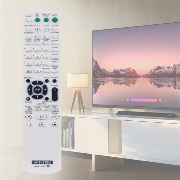 Fjernkontroll erstatning RM-ADU003 for Sony forsterker hvit