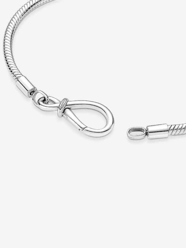 Pandora - P Moments Infinity Knot Ormkedjearband - Sterlingsilver 17 cm 6.7in/17cm