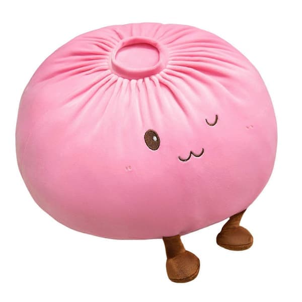28cm/40cm Kæmpe Dumpling Jumbo Dumpling Legetøj Stor Dumpling Plys Pude Til Soveværelsesindretning Pink 28cm Pink 28cm