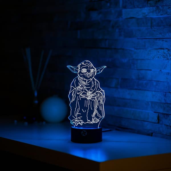 3D Optisk Illusions Natlampe - 7 LED Farveskiftende Lampe