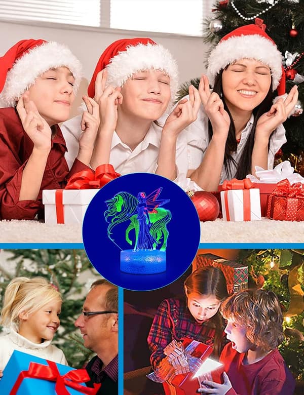 3 i 1 Opgraderet Dyr Pingvin 3D Illusionslampe Rumindretning B