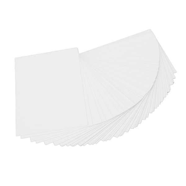 50 st vita kartongpapper stöd duplex utskrift snabb torkning tomma vykort för DIY-kort scrapbooking skärning prägling 250