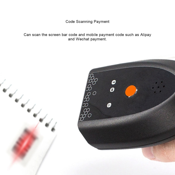 QR Code Scanner V10 Wireless Intelligent Voice Scanner Supermarked Courier Lager Inventar Sjekk strekkodeskanner