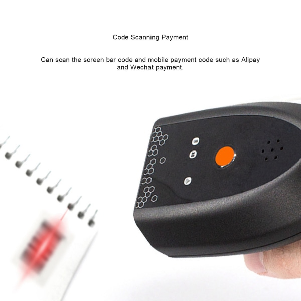 QR-kodeskanner V10 Trådløs intelligent stemmeskanner Supermarked Kurerlagerbeholdning Kontroll Stregkodeskanner
