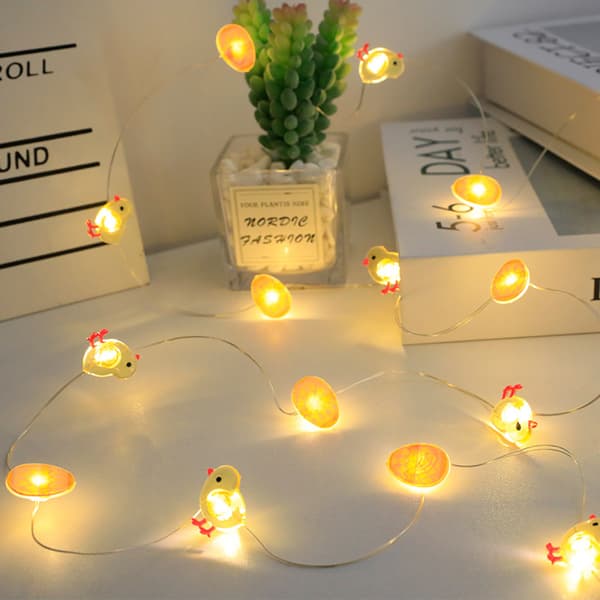 Lights4fun, Inc. Påskhare Kanin & Morot Batteridriven Opera