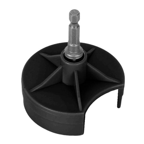 Stickmaskinadapter Snabb Stick Ersättningsbar Virkmaskinadapter med Hex Bit DIY Nål Virkning Borr Kraftfäste Svart