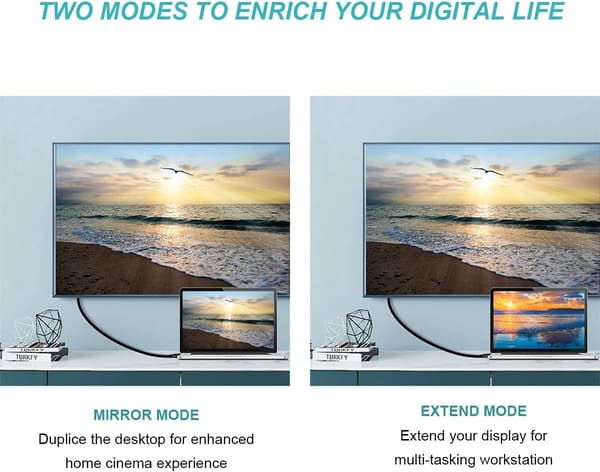 DVI-HDMI-sovitin, kaksisuuntainen DVI (DVI-D) - HDMI -uros-naaras-sovitin kullatulla johdolla