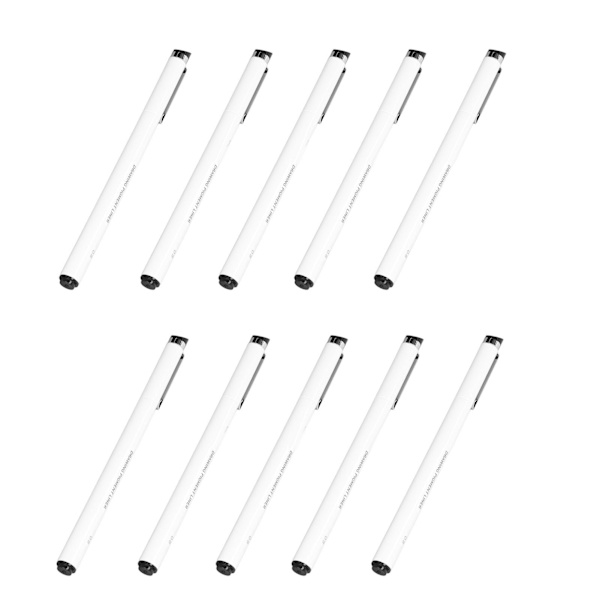 10 st Fineliner pennor Svart bläck Hållbar Vattentät Fadeless Hög jämnhet Ritpennor för anteckningsdesign Skissritning