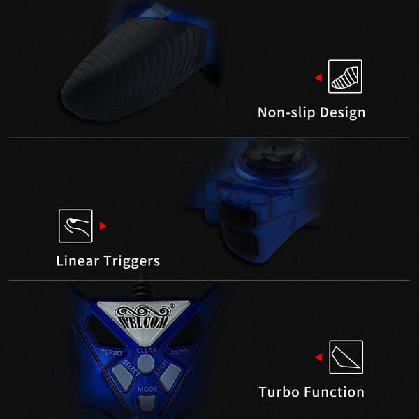 PC Spilcontroller, Kablet USB Gaming Controller, Joystick P