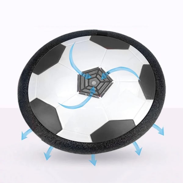18cm Elektrisk fotboll svävande fotboll leksaker fotboll barn presenter glidande luftkudde flytande skumfotboll med LED-ljus