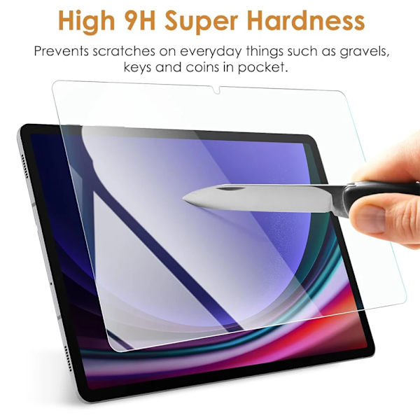 Skärmskydd för Samsung Galaxy Tab S9 11 tum surfplatta skyddande 2023 SM-X710 Anti Fingeravtryck Klar 9H Härdat glasfilm