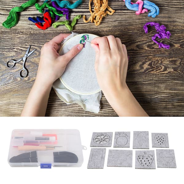 DIY Non-woven Fabric Fruit Shape Needle Felting Template Mold Handcraft Making Tool Accessorie