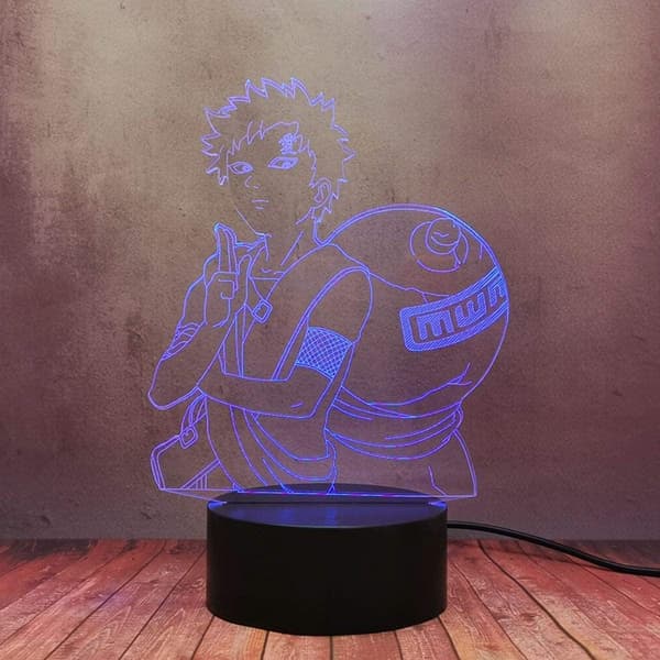 Naruto Kakashi Uchiha Sasuke 3D Illusion Natlampe Sm