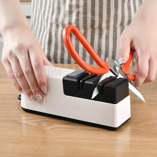 Elektrisk slibesten, Professionel slibesten 5 sekunder til hurtig slibning og polering, Kniv Saks Gadgets