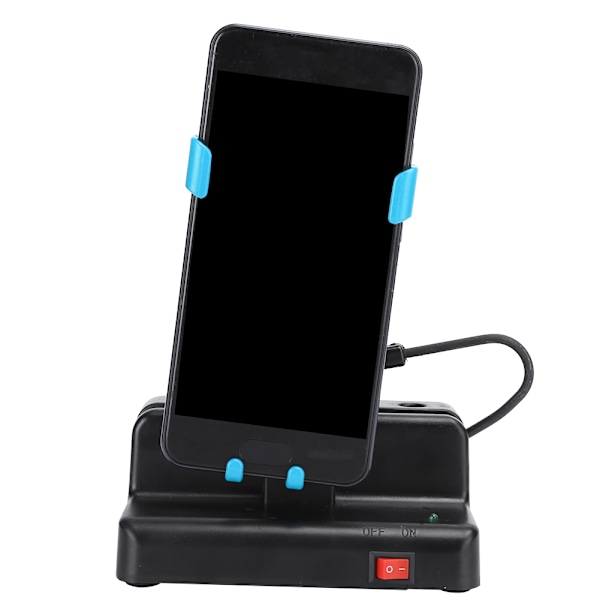 Automatisk mobiltelefonryster, venstre-højre sving, skridttæller til mobiltelefon (himmelblå)