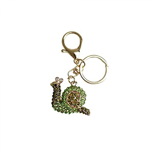 Söta djur nyckelringar för kvinnor Bling Rhinestone Charm Key R B