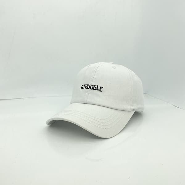 Hat Dame Alfabet Broderi Blød Top Forår Sommer Efterår Grey