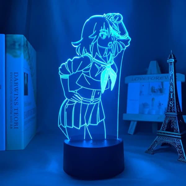 Stor Størrelse Kill La Kill Ryuko Matoi Anime LED-Lys for Sengekant