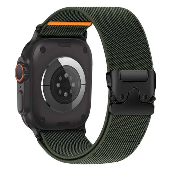 Laskuvarjohihnat Apple Watch Ultra 2 -rannekkeelle 49mm 45mm 46mm 44mm 42mm 40mm 41mm correa rannekoru IWatch Series 10 9 8 7 6 3 SE army green 42/44/45/46/49mm