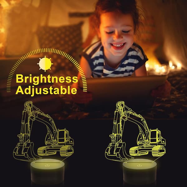 Tunga maskiner 3D-lampkit, grävmaskiner, tornkranar, trans