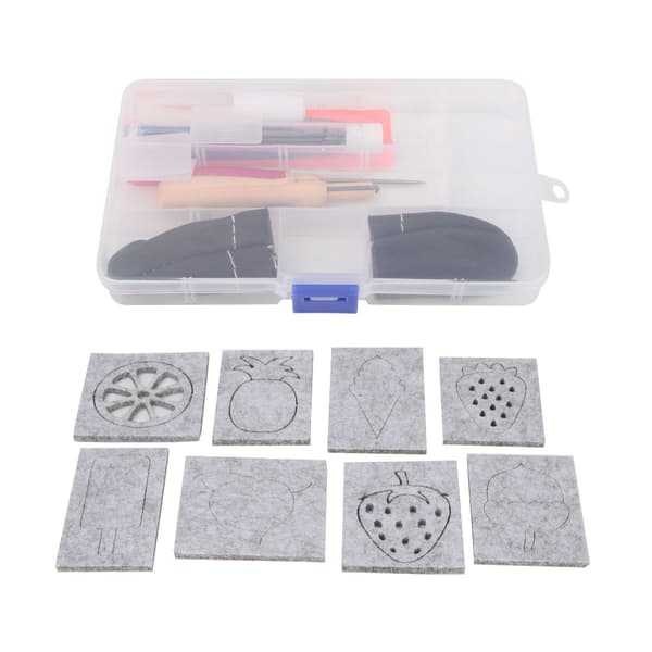 DIY Non-woven Fabric Fruit Shape Needle Felting Template Mold Handcraft Making Tool Accessorie