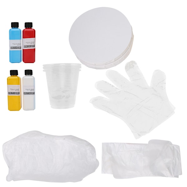 Cellulär vätskemålning pigment barn DIY vätskemålning pigment konstmaterial kit #1