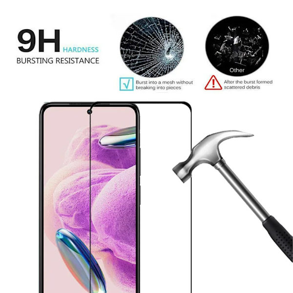 6 st Redmi Note 12 härdat glas redmi note 12s skärmskydd för Xiaomi redmi note 12 pro 5g Mica kamera redmi note12 pro plus