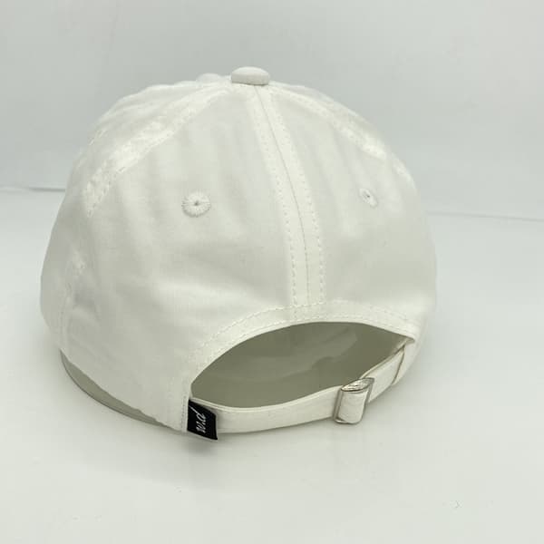 Kasket Dame Brev Broderi Blød Top Forår Og Sommer Sol White