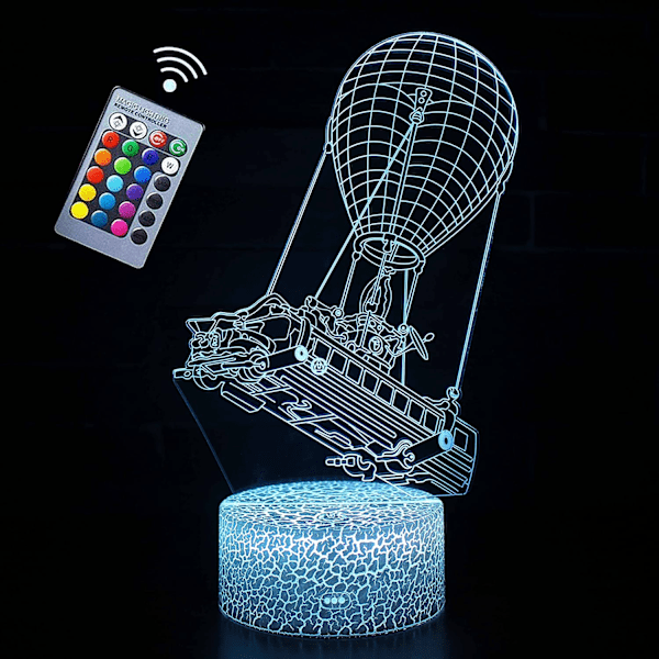 Battle Bus Nattlampa 3D Stämningslampa LED Battle Royale Nattljus Underbara Presenter