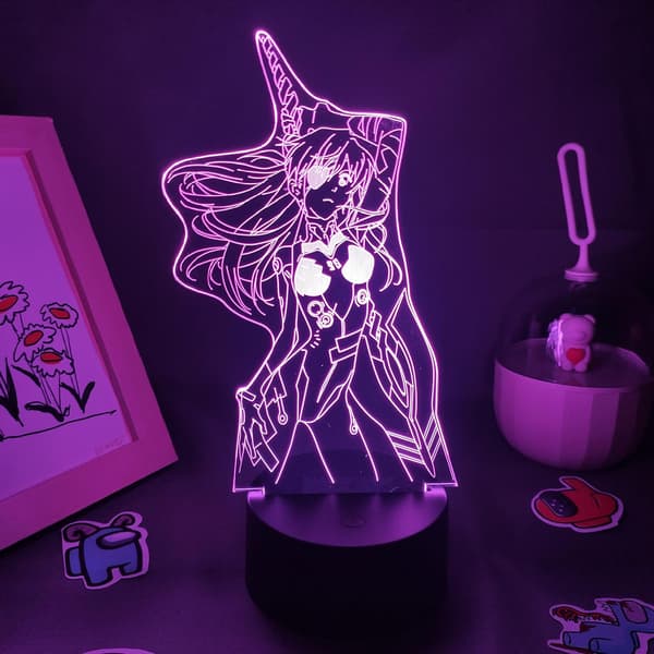 CLYARTPSAnime Evangelion 3D LED Lampe EVA-01 Test Type Figur