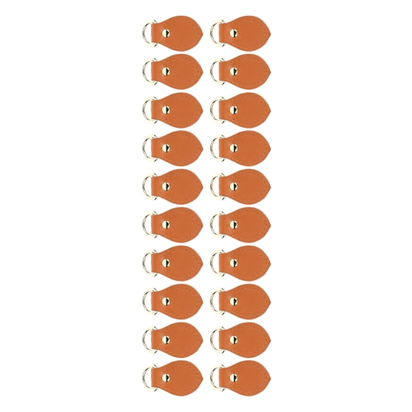 20 set läder D-ringar för handväska Äkta läder D-ringar Handväsktillverkningstillbehör för läder Crossbody-väska Hantverk Claybank