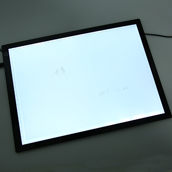 A4 LED-jäljennysvalopöytä piirustusalusta luonnostelu sabluunalevy UK 110-240V