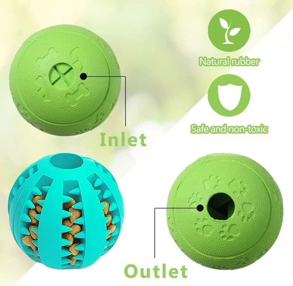 Dog Puzzle Toys Ball 2PACK Nontoxic Durable Interactive Dog