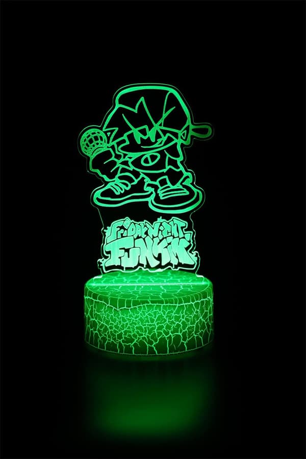 FN-AF Five Night Game Light 3D Illusion Lamp med fjärrkontroll