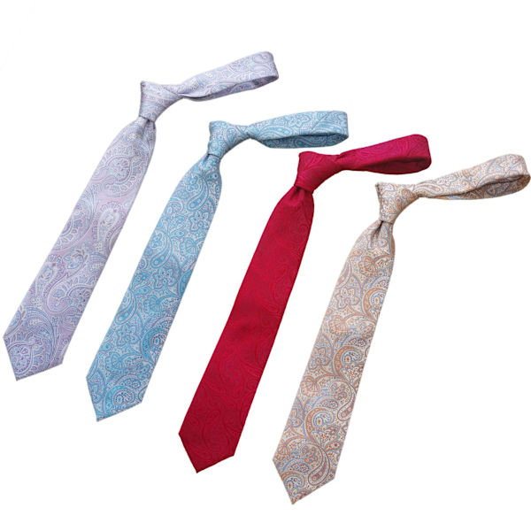 Herre Slips Mode Slips Bryllupsfest Møde Ud Blue