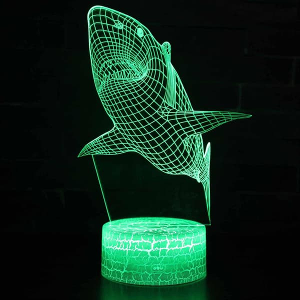 Yövalo lapsille, 3D-visualisointi 7 väriä + 16 väriä