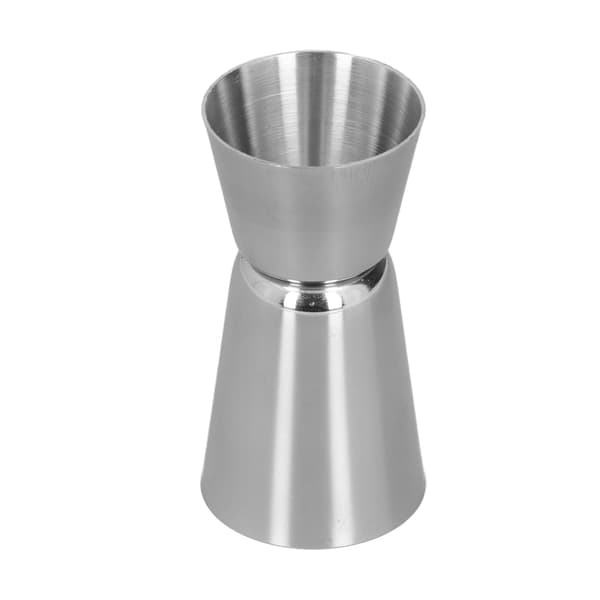 Dobbelt Jigger - Elegant poleret design - Tykt design - Nem at rengøre - Shotmål - Jigger til bar
