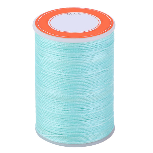 0,55 mm pyöreä vahattu lanka 3-säikeinen DIY käsintehty nahkatyö ompelutarvikkeet 120 metriä S074