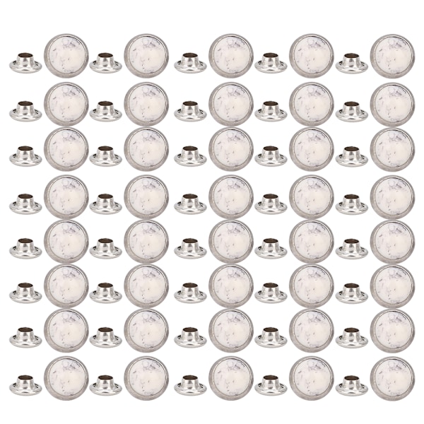 40 st 8 mm runda turkosa nitar spikar armband kläder dekoration DIY hantverk tillbehör7#