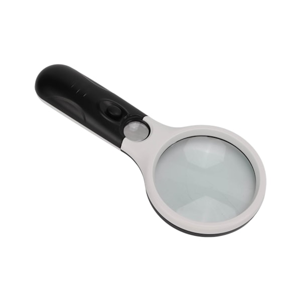 Ljusförstoringsglas LED-ljus Akryl Dubbel optisk lins Hög transparens Bärbar förstoringsglas med ljus