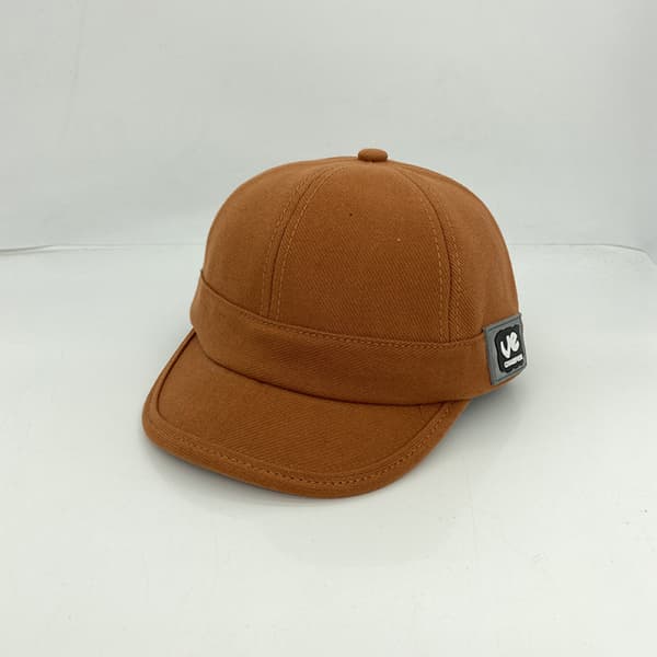 Hat Dame Niche Label Kortskyggede Spids Kasket Forår Og Black