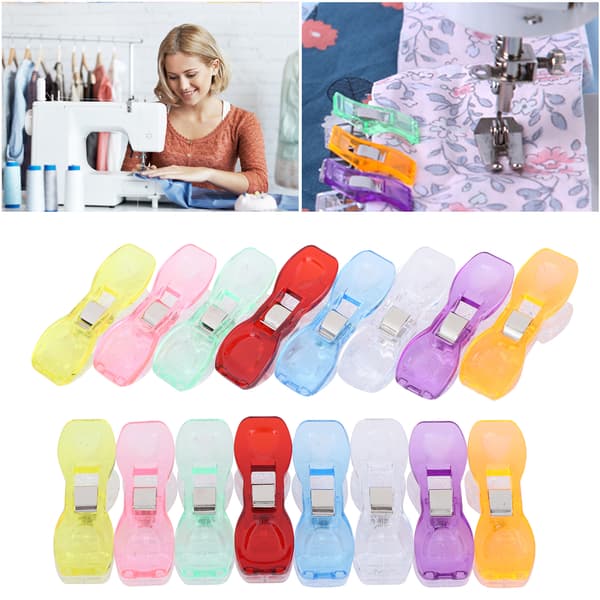 20 stk Quilting Clips Hemming Miljøvenlig Farve Plast Patch Work Fast Klip