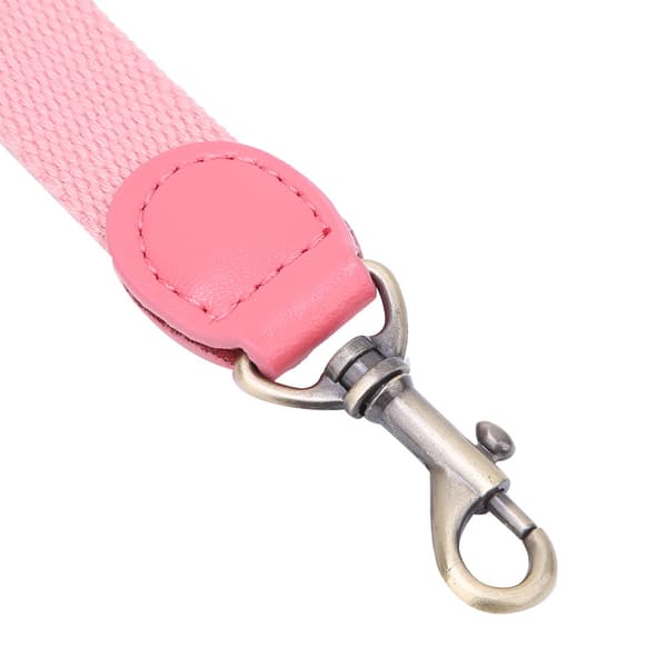 Håndlavet DIY Patchwork Tilbehør Justerbar Crossbody Taske Læderrem til CBD065-066Pink