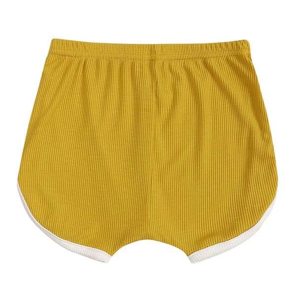 Toddler Solid Cotton Short Summer Pajamas Set,L(Gul)