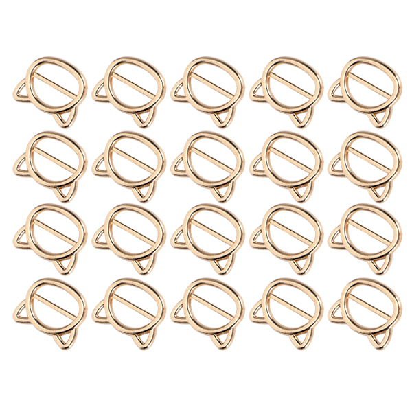 20 st klädespännen kattformade spännen gyllene accessoarer plagg dekorativa hängen