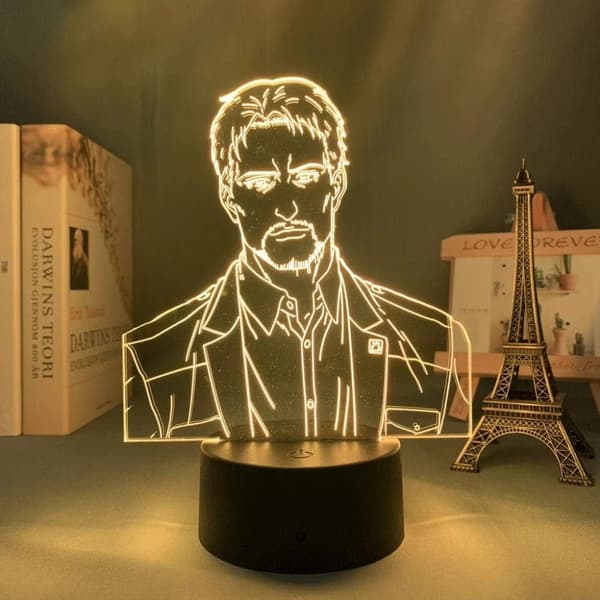 Attack on Titan 3D Anime Lampe Nat Levi Ackerman Illusion N
