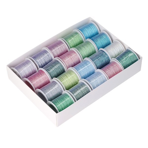 20 stk smykker håndverkstråd 0,8 mm 12 tråder 27 meter polyester fargerik perling tråd veving tråd