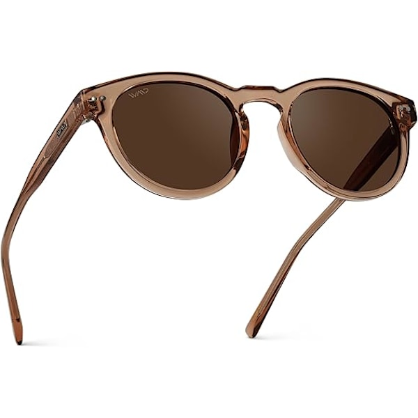 WearMe Pro Polariserede Klassiske Runde Retro Dame Solbriller